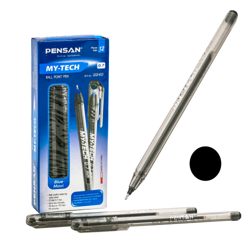 Ручка кулькова MY-Tech чорна, 2240-CH Ручка кулькова MY-Tech чорна, 2240-CH