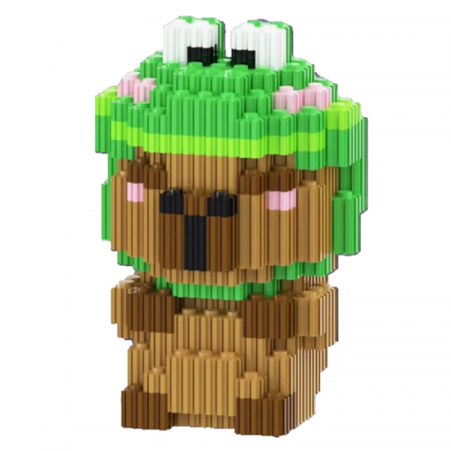 Конструктор піксельний Magic Blocks "КАПІБАРА" 9см, 275 деталей, 01-KP