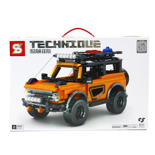 Конструктор, джип, 931 деталей, 8502-6 Конструктор, джип, 931 деталей, 8502-6