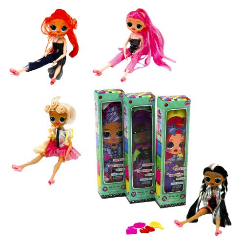 Кукла LOL, шарнирная, светится в темноте, 3666-83 Кукла LOL, шарнирная, светится в темноте, 3666-83