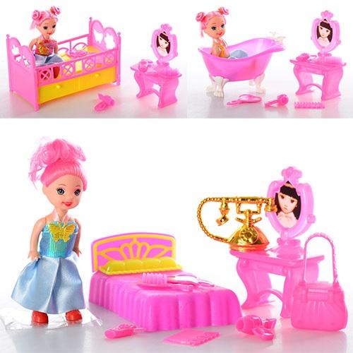 Кукла, 3 вида, в кульке, YMD820-24-25