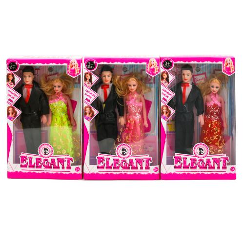 Ляльки Родина, 26см і 28,5см, в кор-ці, 051A2 Ляльки Родина, 26см і 28,5см, в кор-ці, 051A2