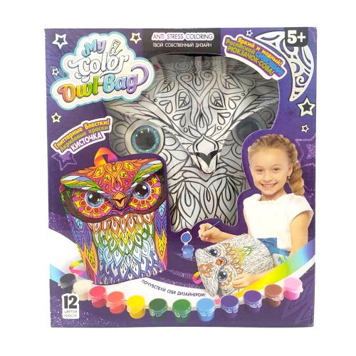 Креативное творчество "My Color Owl-Bag" рюкзачок-сова РУС, ДТ-ОО-09180