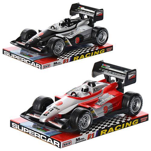 Гоночная машина, инерц-я, микс цветов, в слюде, 8068