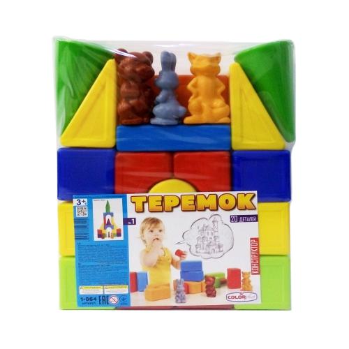 Конструктор "Теремок", 20 деталей, CP 1-064 Конструктор "Теремок", 20 деталей, CP 1-064