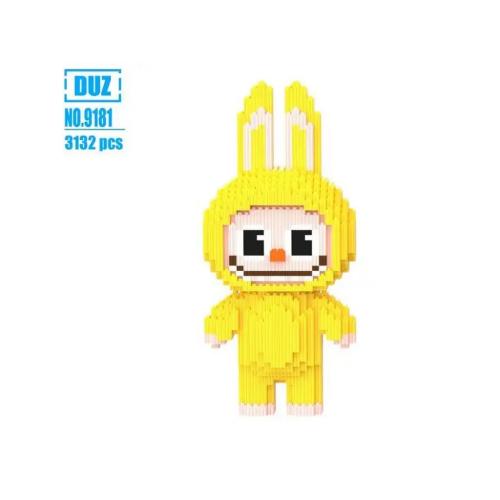 Конструктор Magic Blocks "ЛАБУБУ" ЖОВТИЙ 33см, 3132 деталей, 9181