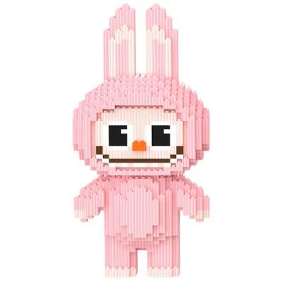 Конструктор Magic Blocks "ЛАБУБУ" РОЖЕВИЙ 33см, 3132 деталей