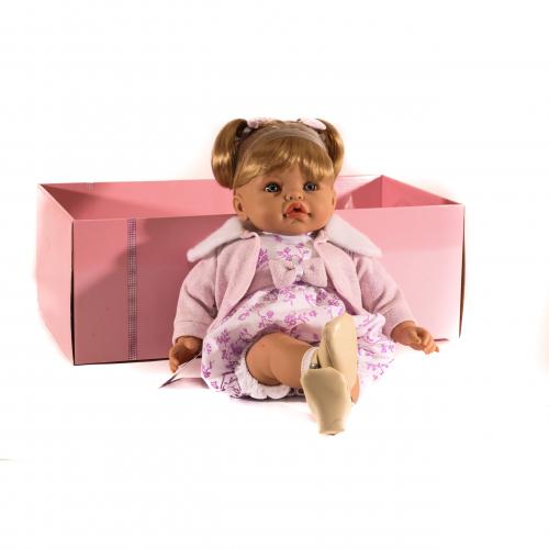 Кукла 2 вида, звук (смех), 45см, в кор., 65077-8