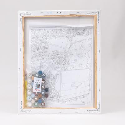 Набор для росписи по номерам "Маленький умник", 40х50 см, ID-KHO4189