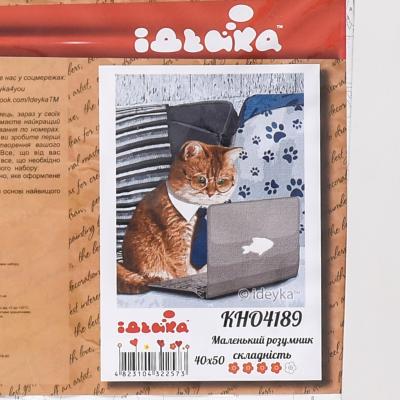 Набор для росписи по номерам "Маленький умник", 40х50 см, ID-KHO4189