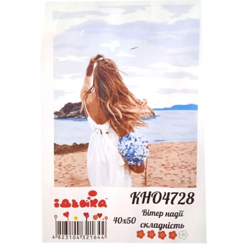 Набор для росписи по номерам "Ветер надежды", 40х50 см, ID-KHO4728