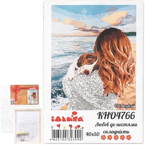 Набор для росписи по номерам "Любовь до потери сознания", 40х50 см, ID-KHO4766