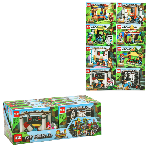 Конструктор Minecraft "My World" 8 в 1, LB 6061 Конструктор Minecraft "My World" 8 в 1, LB 6061