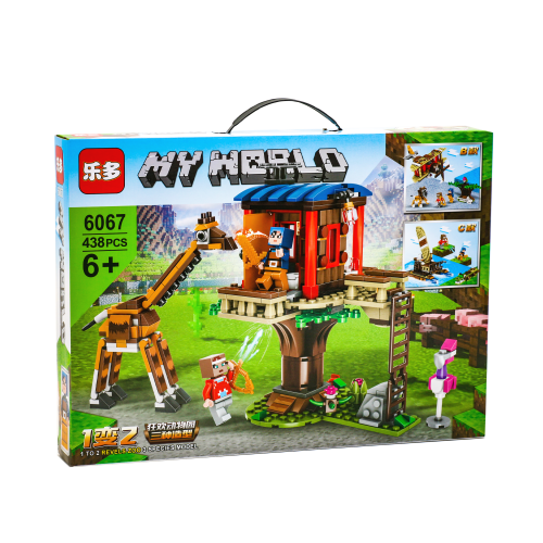 Конструктор Minecraft "My World" 3 в 1, 6067 Конструктор Minecraft "My World" 3 в 1, 6067