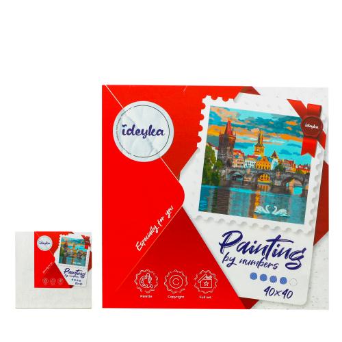 Набір для розпису по номерах "Вечірня Прага", ID-KHO3616 Набір для розпису по номерах "Вечірня Прага", ID-KHO3616