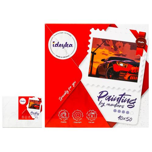 Набір для розпису по номерах. "Сталева міць" 40х50см, ID-KHO2520