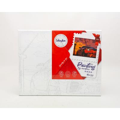 Набір для розпису по номерах. "Сталева міць" 40х50см, ID-KHO2520