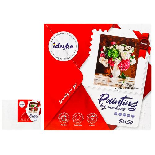 Набір для розпису по номерах. "Ніжність в букеті" 40*50см, ID-KHO2953 Набір для розпису по номерах. "Ніжність в букеті" 40*50см, ID-KHO2953