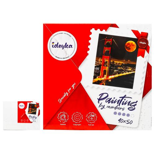 Набір для розпису по номерах. "Золоті ворота", ID-KHO3589