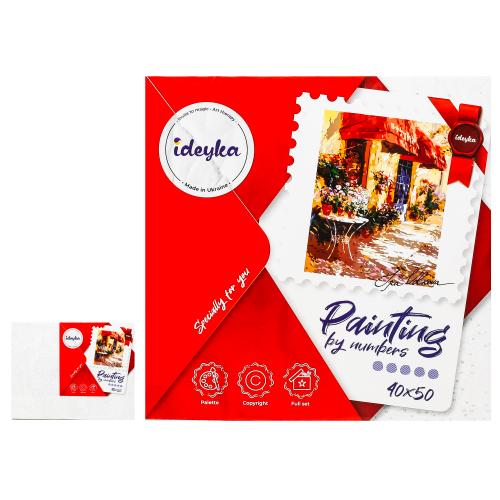 Набір для розпису по номерах. "Квітковий магазин" 40*50см, ID-KHO3590