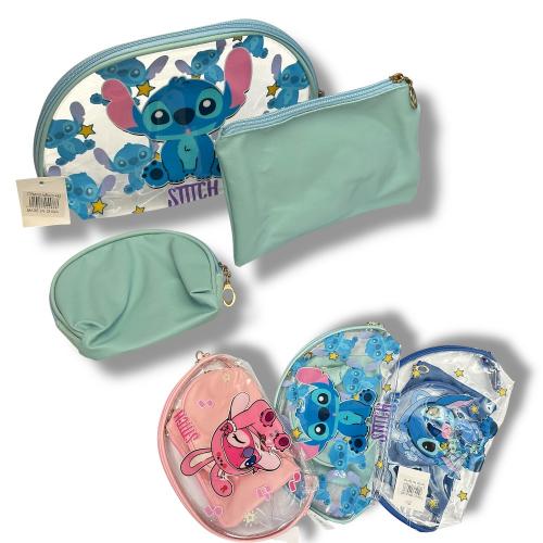 Силіконова косметиччка "LILO" 3в1, 24-483-PINK