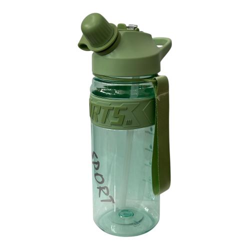 Спортивна пляшка з трубочкою, 25-66-MIX