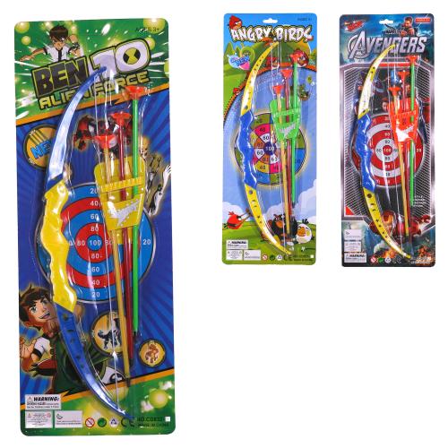 Лук и стрелы, микс видов, на листе, CD831-2-3 Лук и стрелы, микс видов, на листе, CD831-2-3