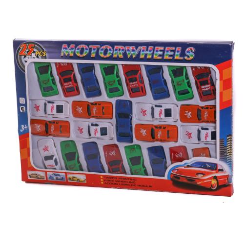 Набор транспорта, металл, 25 шт., в кор-ке, 8025 Набор транспорта, металл, 25 шт., в кор-ке, 8025