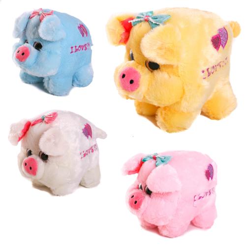 М'яка іграшка "Свинка", мікс кол, в пакеті, MP 1747 М'яка іграшка "Свинка", мікс кол, в пакеті, MP 1747