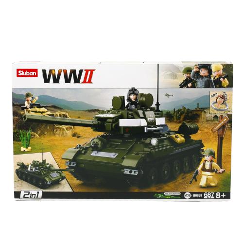 Конструктор SLUBAN, 686 деталей, M38-B0689