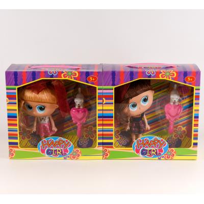 Лялька Happy Girl, 18 см, 6 видів, в кор-ці, 1816