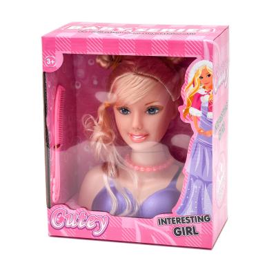 Голова для зачісок, 4 види, в кор-ці, 351-2-3-5