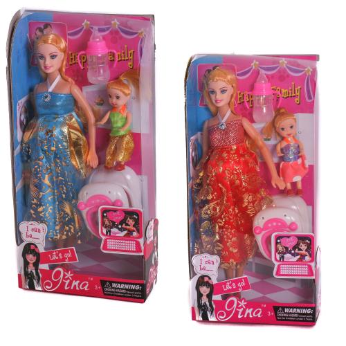 Лялька 29 см, вагітна, маля 10 см, в кор-ці, 6026D Лялька 29 см, вагітна, маля 10 см, в кор-ці, 6026D