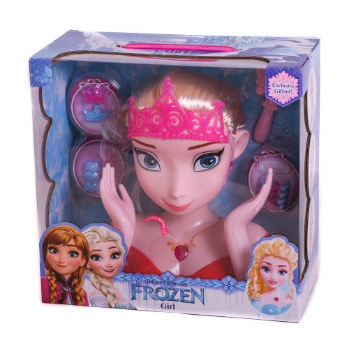 Голова для причесок, Frozen, 2 вида, в кор-ке, 8977-AB Голова для причесок, Frozen, 2 вида, в кор-ке, 8977-AB