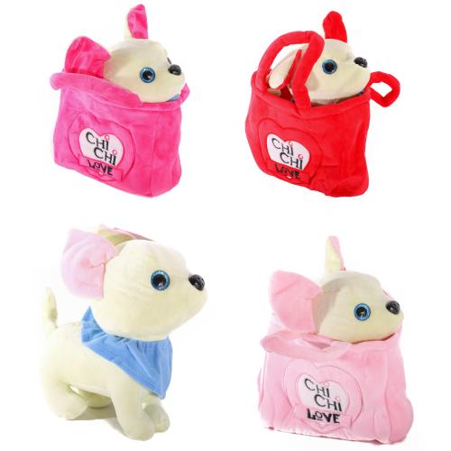 М'яка іграшка "Собачка", в сумці, 3 види, в пакеті, 7T-CLR109