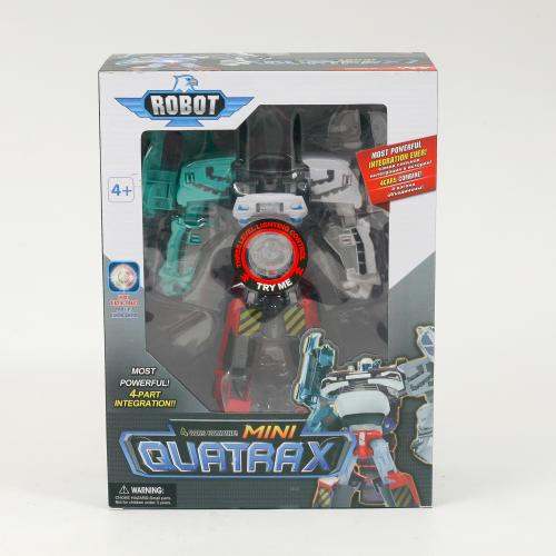 Трансформер Tobot (24шт/2) mini QUATRAN 5, свет, в кор, 339-4C Трансформер Tobot (24шт/2) mini QUATRAN 5, свет, в кор, 339-4C