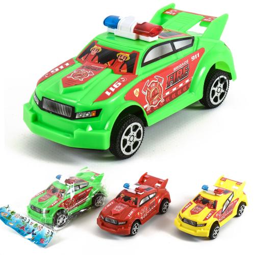 Пожарная машина, инерц-я, 3 вида, в кульке, 66119