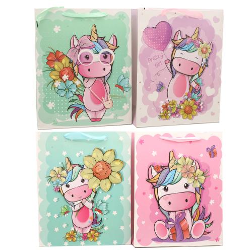 Пакет подарунковий "Єдиноріг", 32х26, 214-M Пакет подарунковий "Єдиноріг", 32х26, 214-M