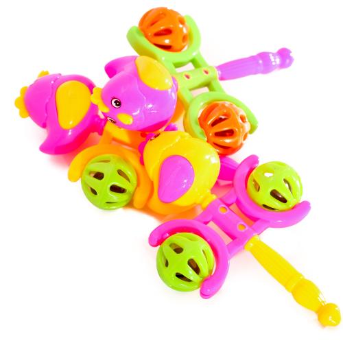 Погремушка, микс цветов, в кульке, 929-28A