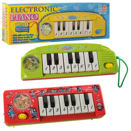 Пианино, 2 вида, в кор-ке, LX-132-37 Пианино, 2 вида, в кор-ке, LX-132-37