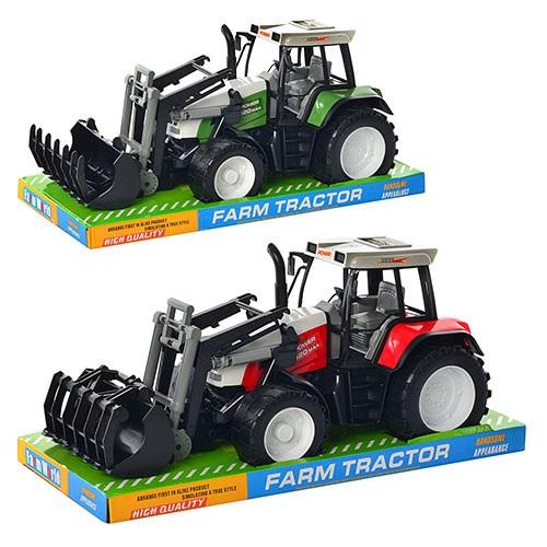 Трактор, инерц-й, 2 вида, в слюде, 2089