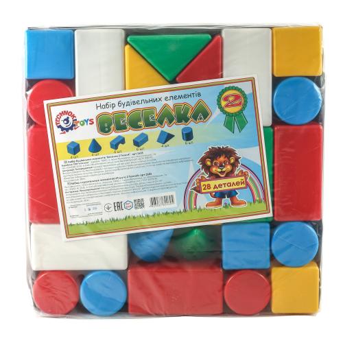 Кубики "Радуга", Техно 2605