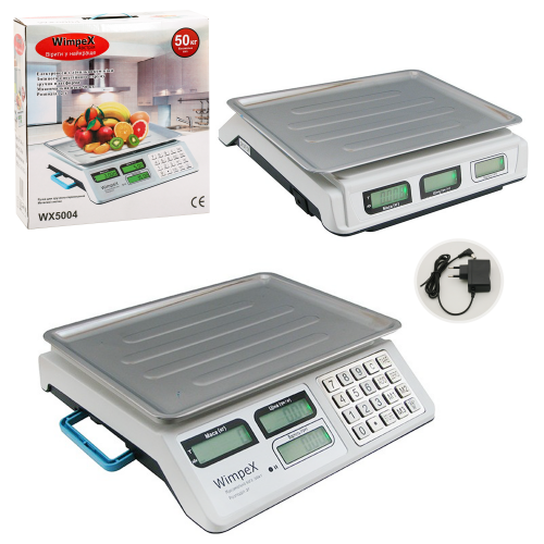 Торгові ваги електронні WIMPEX, WX-5004 Торгові ваги електронні WIMPEX, WX-5004