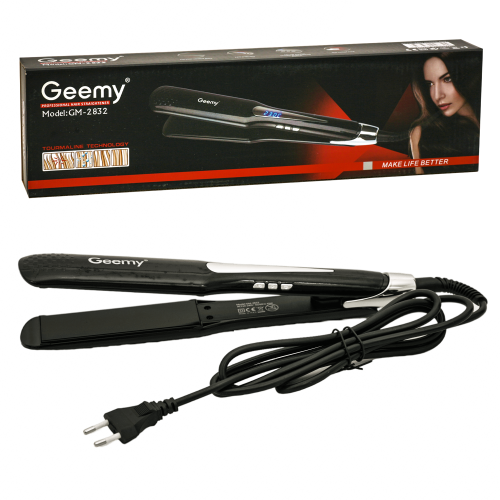 Прилад для укладання волосся Gemej Hair Straightener, GM-2832