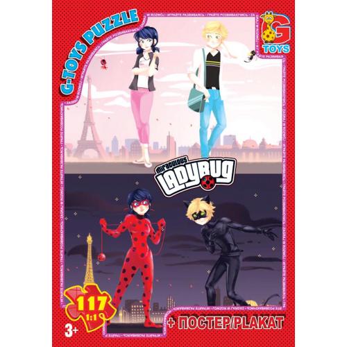 Пазлы из серии "Леди Баг", 117 элементов, GP-LB1010