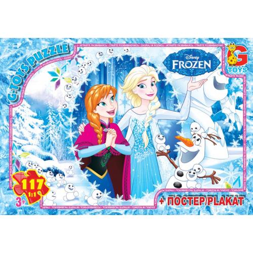 Пазлы из серии "Frozen", 117 элементов, GP-FR007