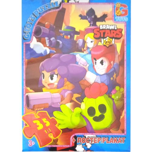 Пазлы из серии "Brawl Stars", 35 елементов , GP-BS361 Пазлы из серии "Brawl Stars", 35 елементов , GP-BS361