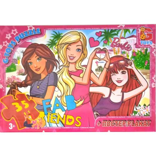Пазлы из серии "Barbie", 35 элементов, GP-BA021