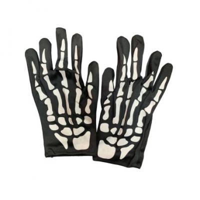 Аксесуари для маскараду "Рукавички Скелет"