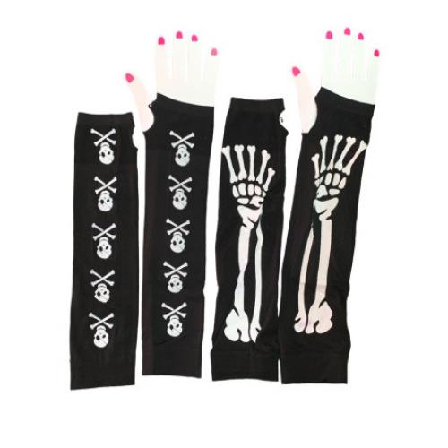 Аксесуари для маскараду "Рукавички без пальців", подовженні, MA-21-775 Аксесуари для маскараду "Рукавички без пальців", подовженні, MA-21-775